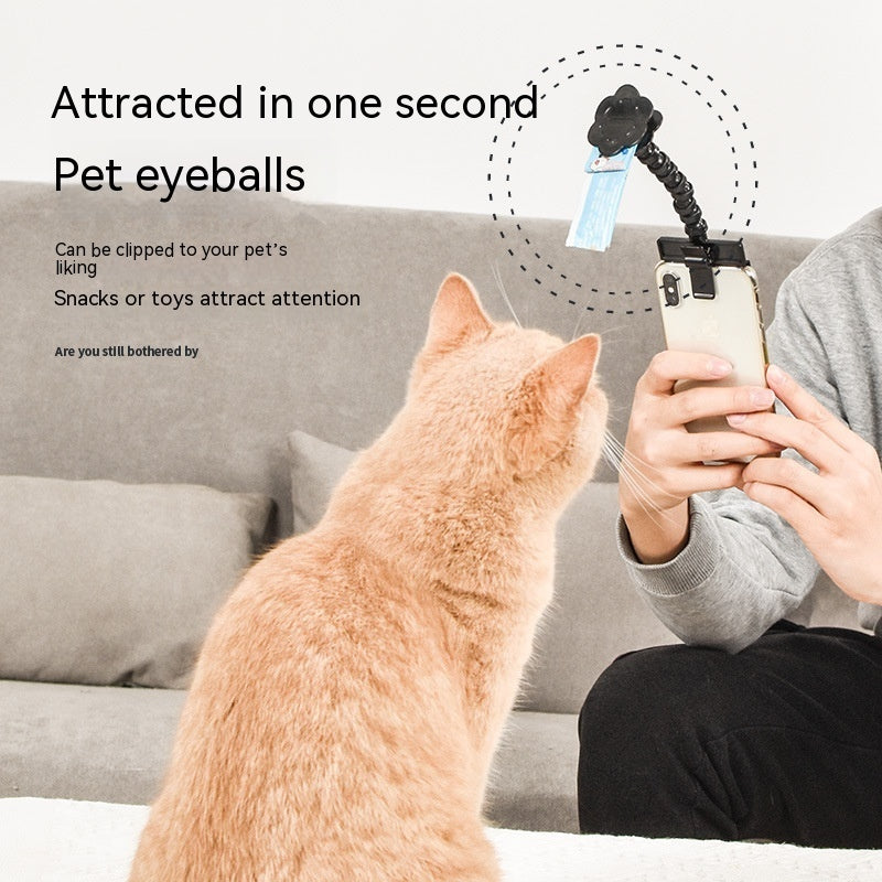 Pet Selfie Stick - Phone Holder for Dog & Cat Photography