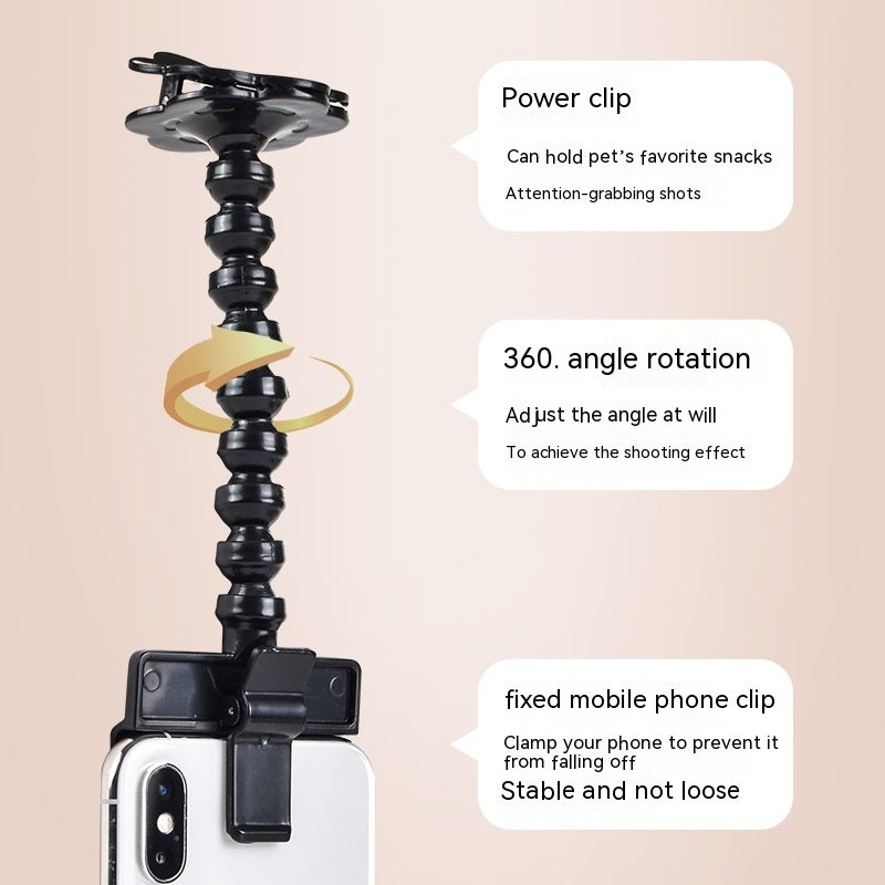 Pet Selfie Stick - Phone Holder for Dog & Cat Photography